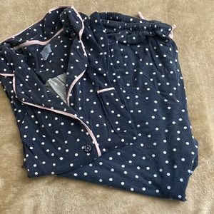 POLKA DOT NAVY PJ SETS Size L